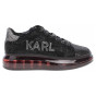 náhled Dámska topánky Karl Lagerfeld KL62623 10S blk text lthr w-silver
