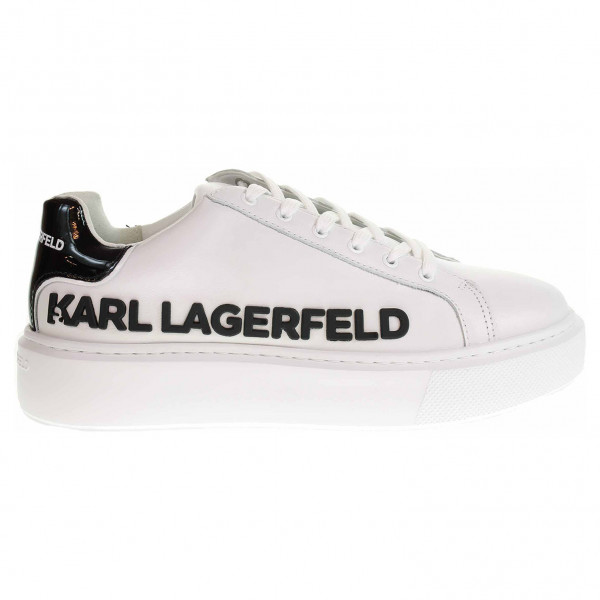 detail Dámska topánky Karl Lagerfeld KL62210 010 white lthr w-black