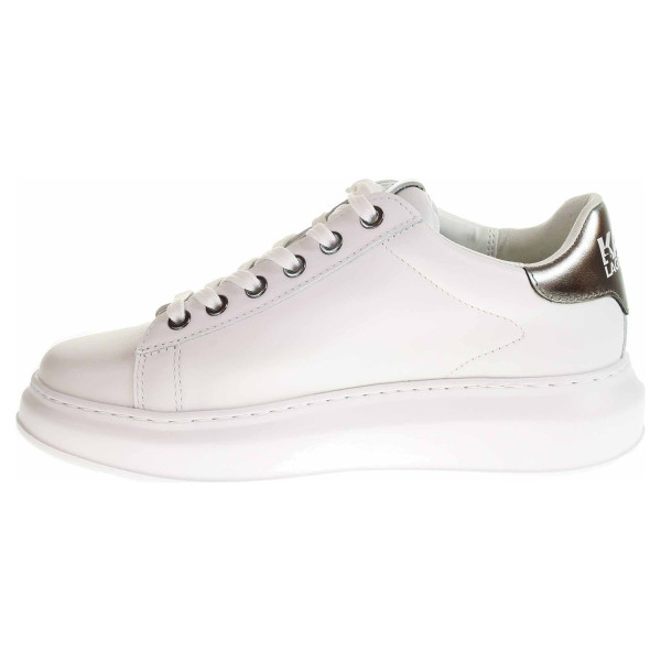 detail Dámska topánky Karl Lagerfeld KL62538 01S white lthr s-silver
