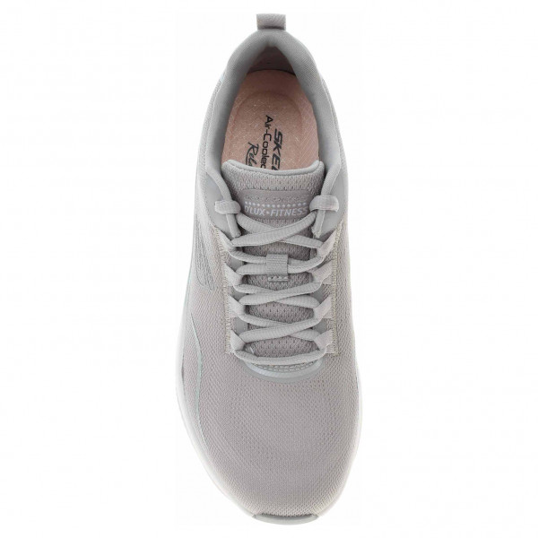 detail Skechers D´Lux Fitness - Pure Glam gray-silver