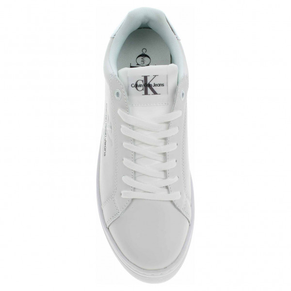 detail Dámska topánky Calvin Klein YW0YW01457 Bright White-Silver