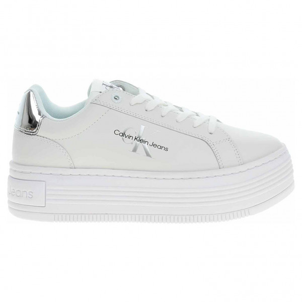 detail Dámska topánky Calvin Klein YW0YW01457 Bright White-Silver