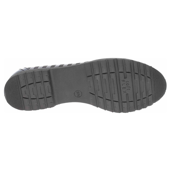 detail Dámske baleriny Jana 8-22160-24 black comb