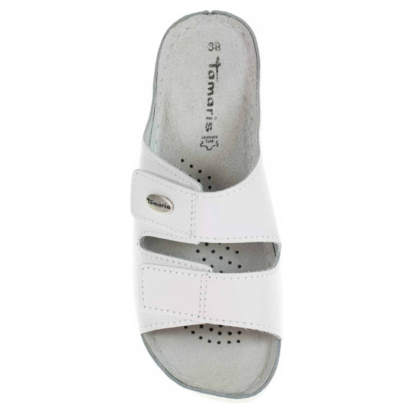 detail Dámske papuče Tamaris 1-27510-26 white leather