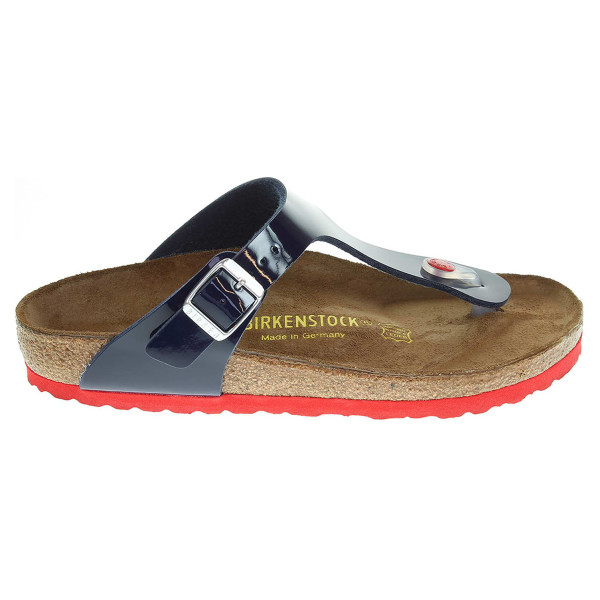 detail Dámske papuče Birkenstock Gizeh 845881 modré