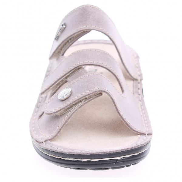 detail OrtoMed dámské pantofle 3715-012-P61 béžové