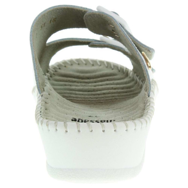 detail Scholl dámské pantofle F20067 1065 Weekend bílé
