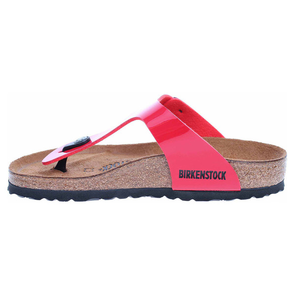 detail Dámske papuče Birkenstock Gizeh 743191 tango red lack