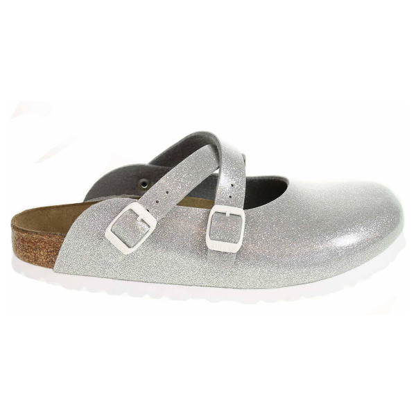 detail Dámske papuče Birkenstock Dorian 1000081 magic galaxy silver