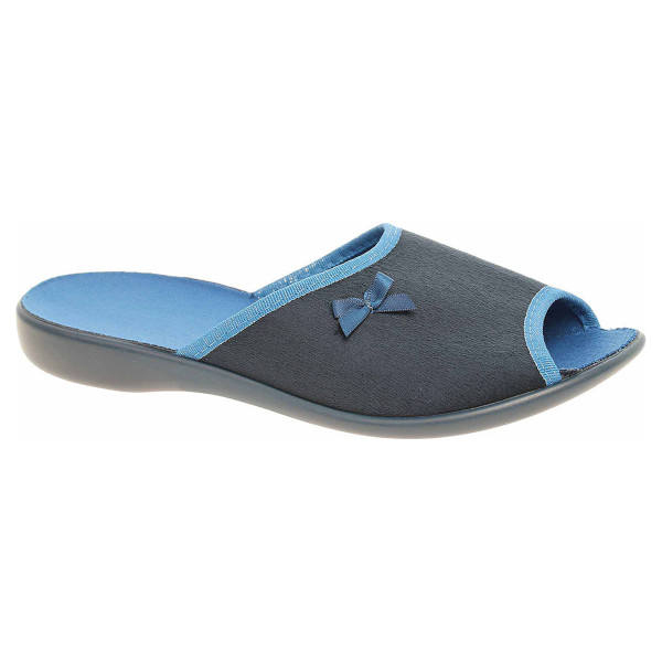 detail Befado dámské domácí pantofle 254D083 modrá