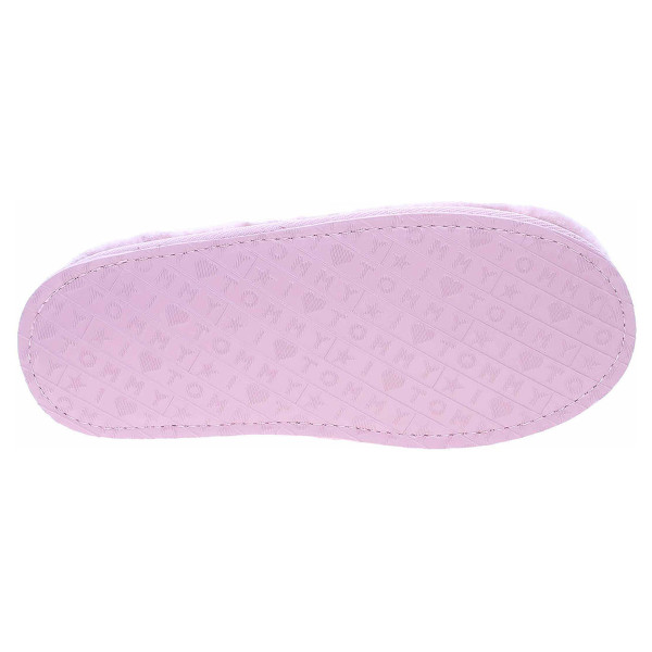 detail Dámske domáce papuče Tommy Hilfiger FW0FW04367 TZ6 blush pink