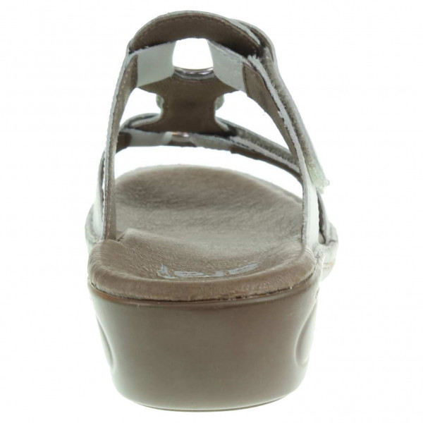 detail Ara dámské pantofle 37273-12 stříbrné