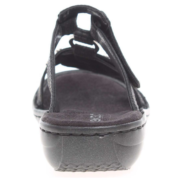 detail Dámske papuče Rieker 608P4-00 černé