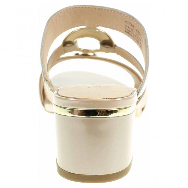 detail Dámske papuče Caprice 9-27201-24 beige patent