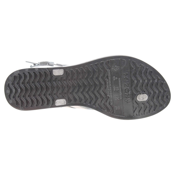 detail Plážové sandále Zaxy dámské 17201 90288 glitter black