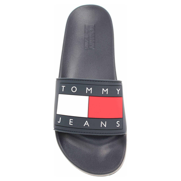 detail Dámske plážové papuče Tommy Hilfiger EN0EN00474 431 black iris