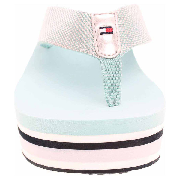 detail Dámske plážové papuče Tommy Hilfiger FW0FW03864 447 aqua haze