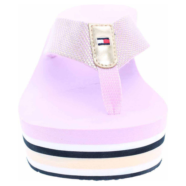 detail Dámske plážové papuče Tommy Hilfiger FW0FW03864 518 pink lavender