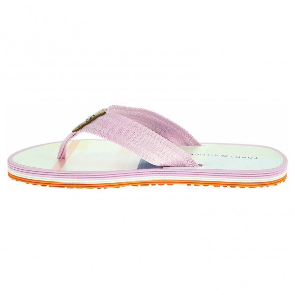 detail Dámske plážové papuče Tommy Hilfiger FW0FW04032 518 pink lavender