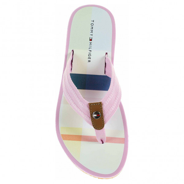 detail Dámske plážové papuče Tommy Hilfiger FW0FW04032 518 pink lavender