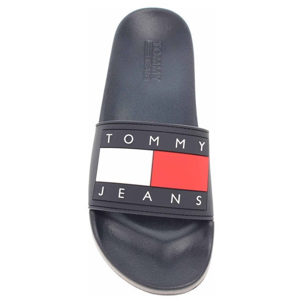 detail Dámske plážové papuče Tommy Hilfiger EN0EN00474 C87 twilight navy