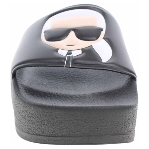 detail Dámske plážové papuče Karl Lagerfeld KL80805 V00 black rubber