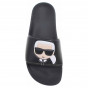 náhled Dámske plážové papuče Karl Lagerfeld KL80805 V00 black rubber