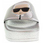 náhled Dámske plážové papuče Karl Lagerfeld KL80805 VSL silver rubber