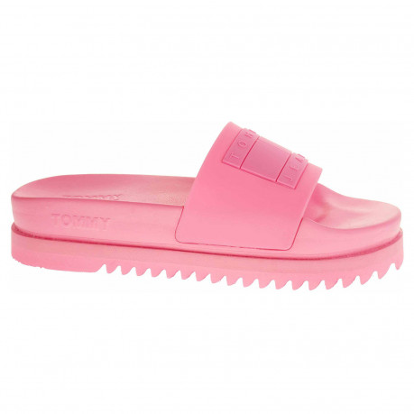 Dámske plážové papuče Tommy Hilfiger EN0EN01820 THE fresh pink