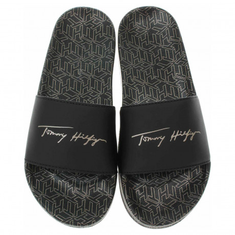 Dámske plážové papuče Tommy Hilfiger FW0FW06312 BDS black