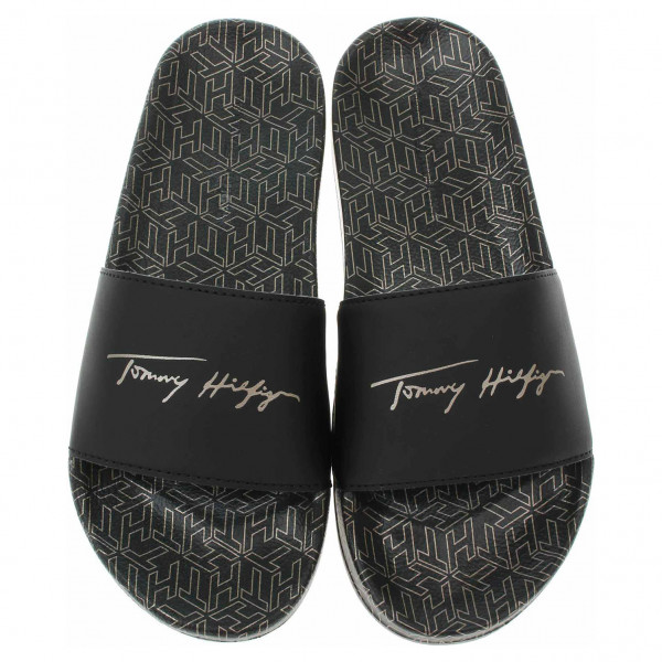 detail Dámske plážové papuče Tommy Hilfiger FW0FW06312 BDS black
