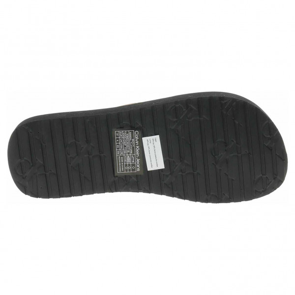 detail Dámske plážové papuče Calvin Klein YW0YW00716 0GJ Black-White