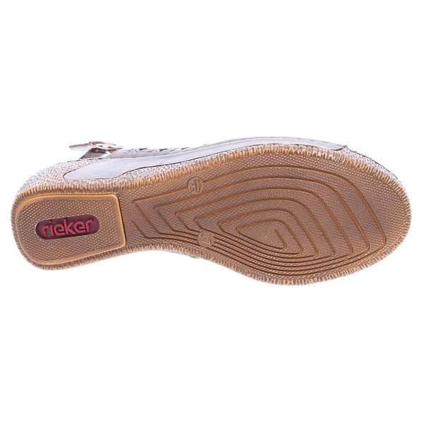 detail Dámske sandále Rieker 65696-62 béžové