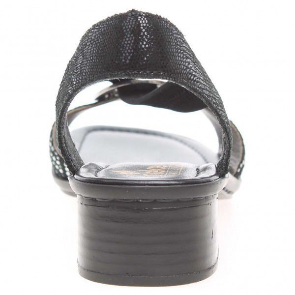 detail Rieker dámské sandály 62689-00 černé