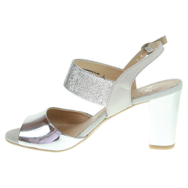 detail Caprice dámské sandály 9-28307-28 stříbrné