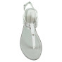 náhled Marco Tozzi dámské sandály 2-28107-28 bílá-stříbrná