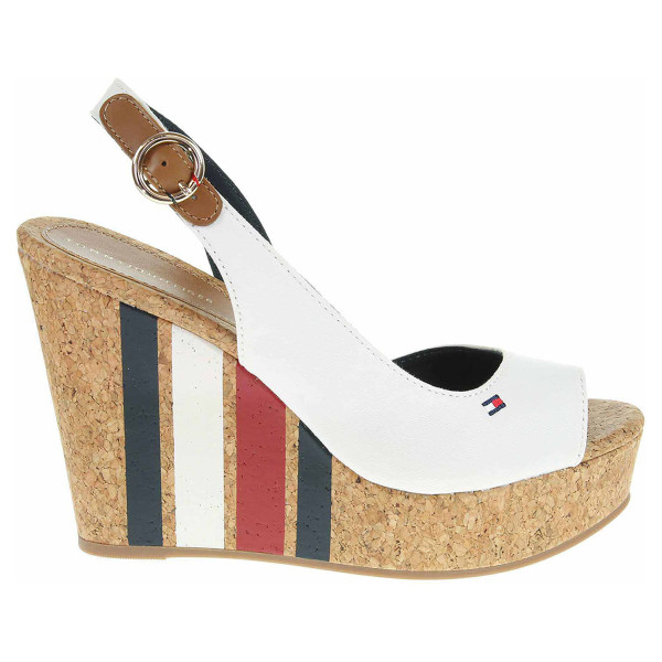 detail Dámske sandále Tommy Hilfiger FW0FW02794 121 whisper white