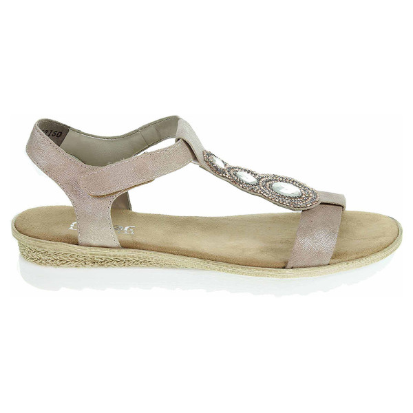 detail Dámske sandále Rieker 63184-62 beige
