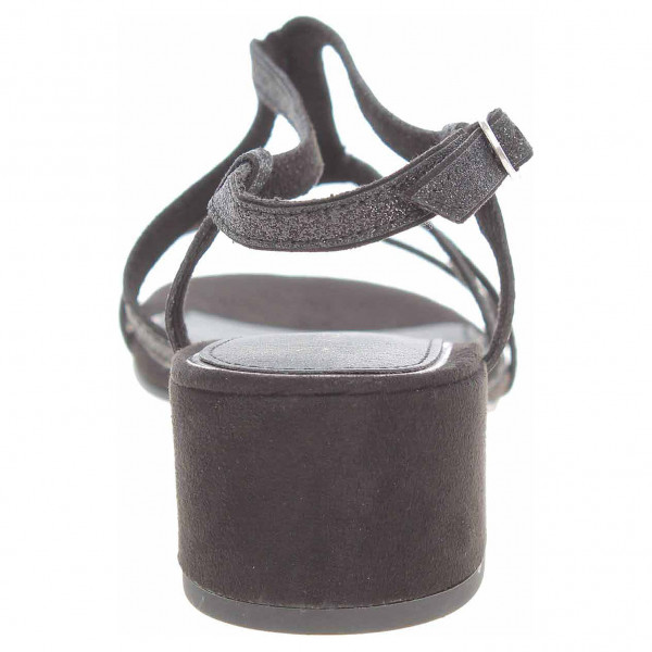 detail Marco Tozzi společenské sandále 2-28201-20 black comb