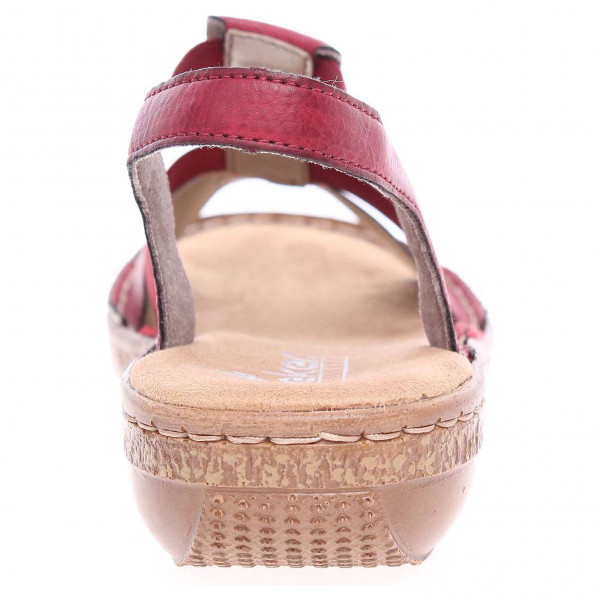 detail Dámske sandále Rieker 62850-35 rot