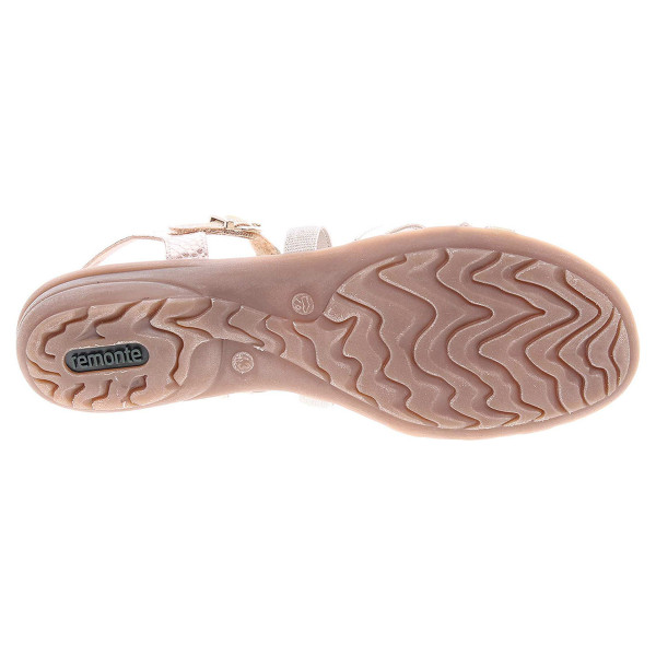 detail Dámske sandále Remonte R3631-90 gold