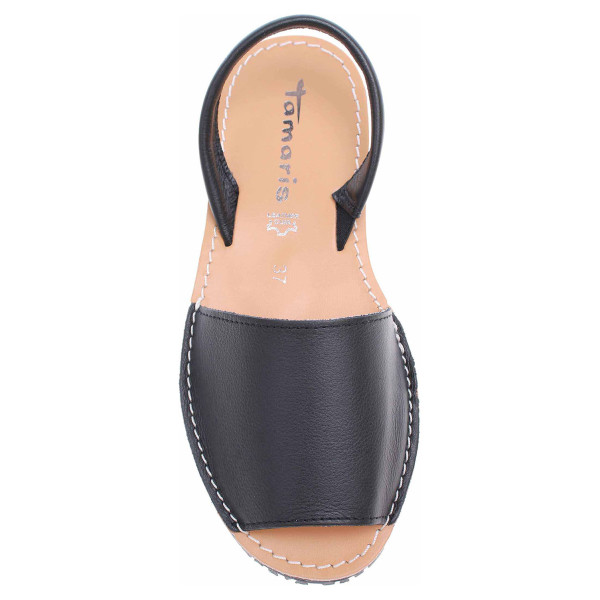 detail Dámske sandále Tamaris 1-28916-22 black leather