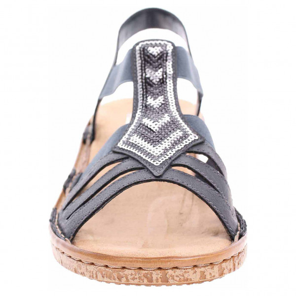 detail Dámske sandále Rieker 62821-14 blau