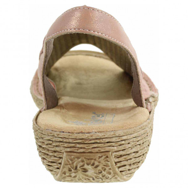 detail Dámske sandále Rieker 65845-31 rosa