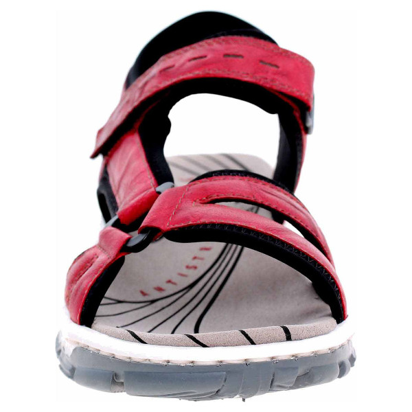 detail Dámske sandále Rieker 68879-35 rot kombi
