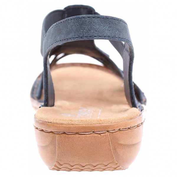detail Dámske sandále Rieker 60800-14 blau