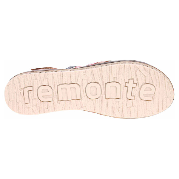 detail Dámske sandále Remonte R2756-23 braun kombi