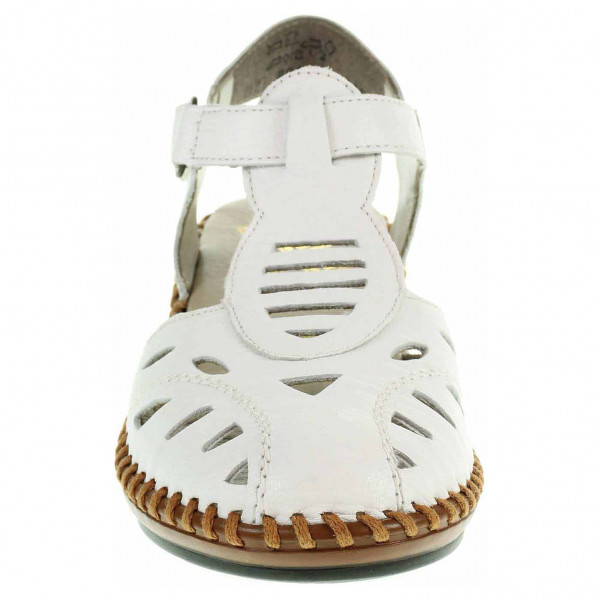 detail Dámske sandále Rieker N1675-80 weiss