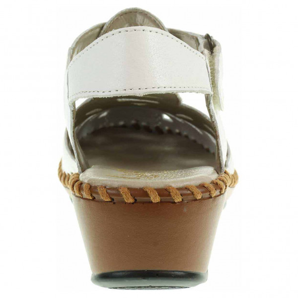 detail Dámske sandále Rieker N1675-80 weiss