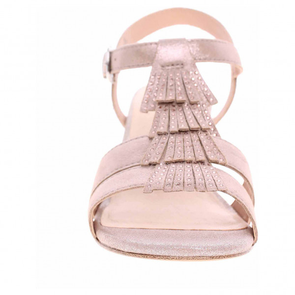 detail Dámska spoločenské topánky Caprice sandále 9-28209-24 taupe metallic